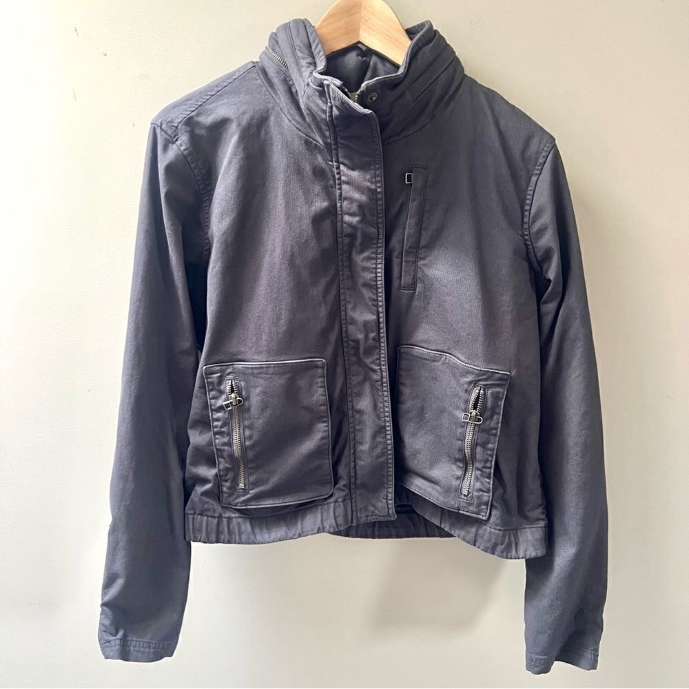 Athleta Charcoal Gray Utility Jacket